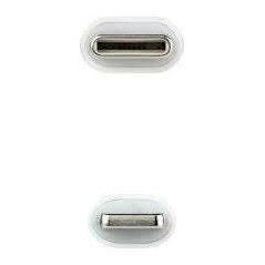 Câble USB-C Mâle vers Lightning Mâle 2m - Couleur Blanche
