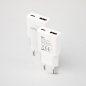 Chargeur mural Nanocable USB-C/PD + USB-A/QC 20 W - Blanc