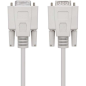 Nanocable Câble Série RS232 DB9 Mâle vers DB9 Femelle 3m - Couleur Beige