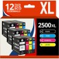 Pack 12 cartouches compatibles CANON PGI-2500XL Pack 12 cartouches compatibles CANON PGI-2500XL
