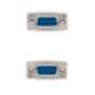 Nanocable Câble Modem Série DB9 Femelle vers DB9 Femelle 1.80m - Couleur Beige