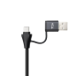 Carte d'acquisition vidéo Nanocable - HDMI 4K femelle - USB-C mâle - Adaptateur USB-A - Multi-système - Gris foncé