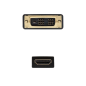 Câble Nanocable DVI 18+5 Mâle vers HDMI Mâle 1.80m - Couleur Noir