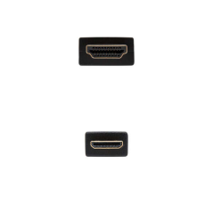 Câble Nanocable HDMI v1.3 Mâle vers Mini HDMI Mâle 1.80m - Couleur Noir