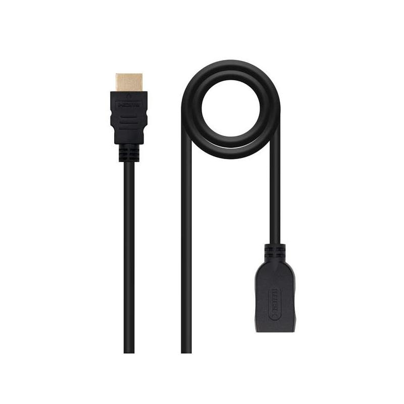 Nanocable Câble Prolongateur HDMI 2.0 A/MA/F - 2.0m - Couleur Noir