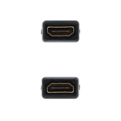 Adaptateur HDMI Nanocable - A/HA/H - Couleur Noir