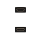 Câble Nanocable HDMI v1.4 avec Ferrite Mâle vers HDMI v1.4 avec Ferrite Mâle 3m - Haut Débit - Couleur Noir
