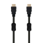 Câble Nanocable HDMI v1.4 avec Ferrite Mâle vers HDMI v1.4 avec Ferrite Mâle 10m - Haute Vitesse - Couleur Noir