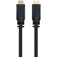 Câble Nanocable HDMI v1.4 avec Répéteur Mâle vers HDMI v1.4 Mâle 30m - Haut Débit - Couleur Noir