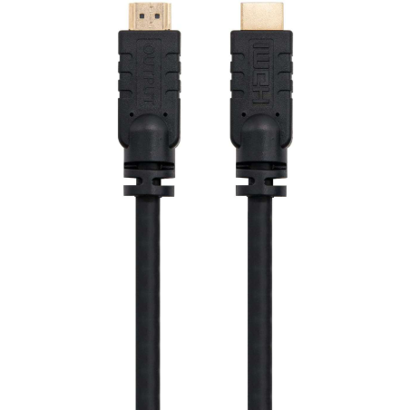 Câble Nanocable HDMI v1.4 avec Répéteur Mâle vers HDMI v1.4 Mâle 30m - Haut Débit - Couleur Noir