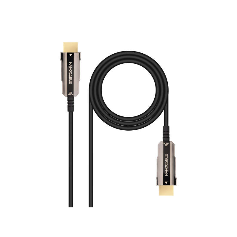 Nanocable Câble HDMI v2.0 Mâle vers HDMI v2.0 Mâle 20m - 4K@60Hz 18Gbps - Couleur Noir