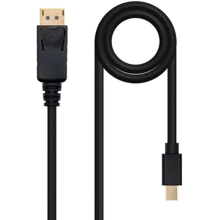Nanocable Câble Mini DP Mâle vers DisplayPort Mâle 2m - Couleur Noire