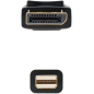 Nanocable Câble Mini DP Mâle vers DisplayPort Mâle 2m - Couleur Noire
