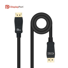 Câble Nanocâble Displayport 1.4 Certif. Vesa DP/M-DP/M 1.5m - Couleur Noir