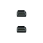 Câble Nanocable Displayport 1.4 DP/M-DP/M - Longueur 1,5 m - Prend en charge les résolutions vidéo jusqu'à 8K - Couleur Noir