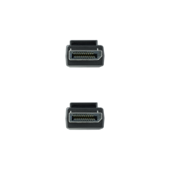 Câble Nanocable Displayport 1.4 DP/M-DP/M - Longueur 3 m - Prend en charge les résolutions vidéo jusqu'à 8K - Couleur Noir