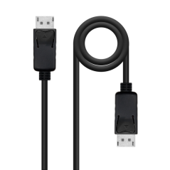 Câble DisplayPort Nanocable 1.4 CCS DP/M-DP/M - Longueur 1 m - Couleur noire