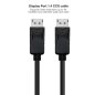Câble DisplayPort Nanocable 1.4 CCS DP/M-DP/M - Longueur 1 m - Couleur noire