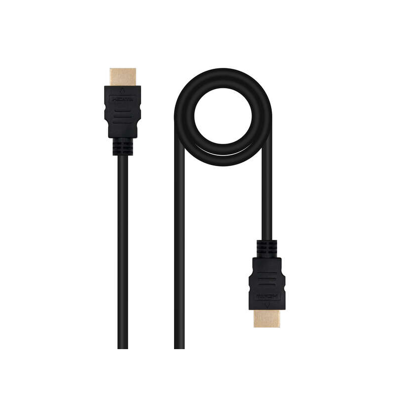 Nanocable Câble HDMI v2.0 Mâle vers HDMI v2.0 Mâle 1.50m - 4K@60Hz 18Gbps - Couleur Noir