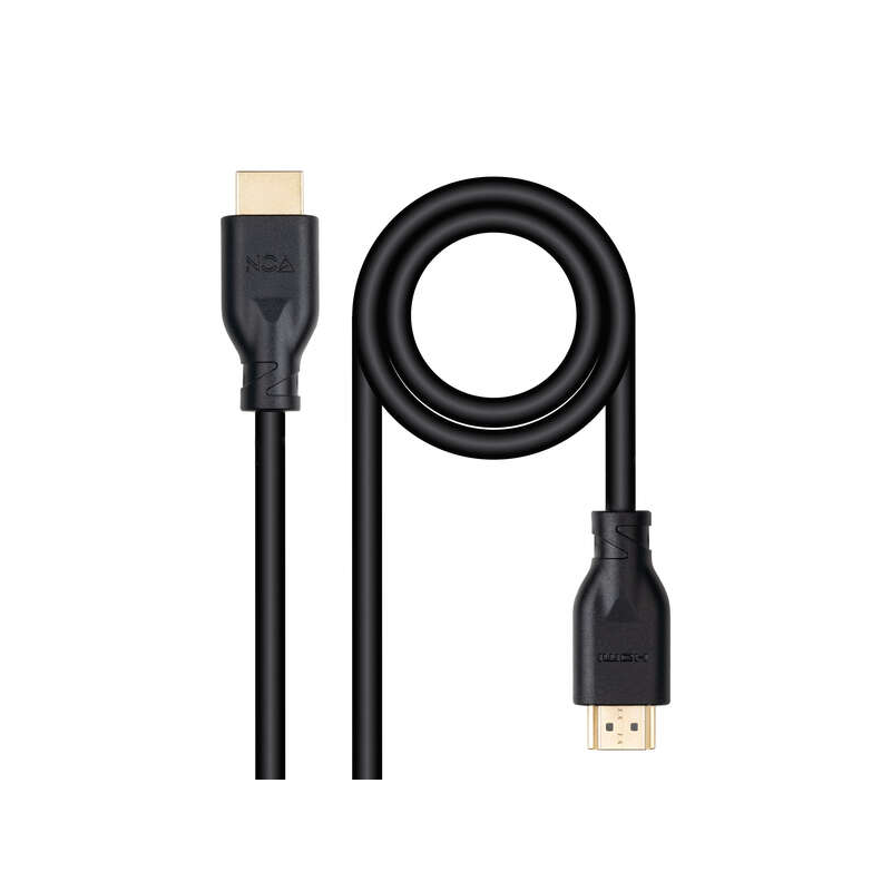 Câble HDMI Nanocable V2.0 4K@60Hz 18Gbps CCS 0,5m - Noir