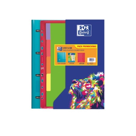 â LOT de 10 Oxford Europeanbinder Oxfl&G A4+Pp Sb+Sep Viv Sur â Classeur europÃ©en Ã anneaux â Format A4+ â en stock
