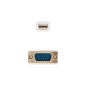 Nanocable Câble Convertisseur Mini DP Mâle vers VGA Mâle 5m - Couleur Blanche