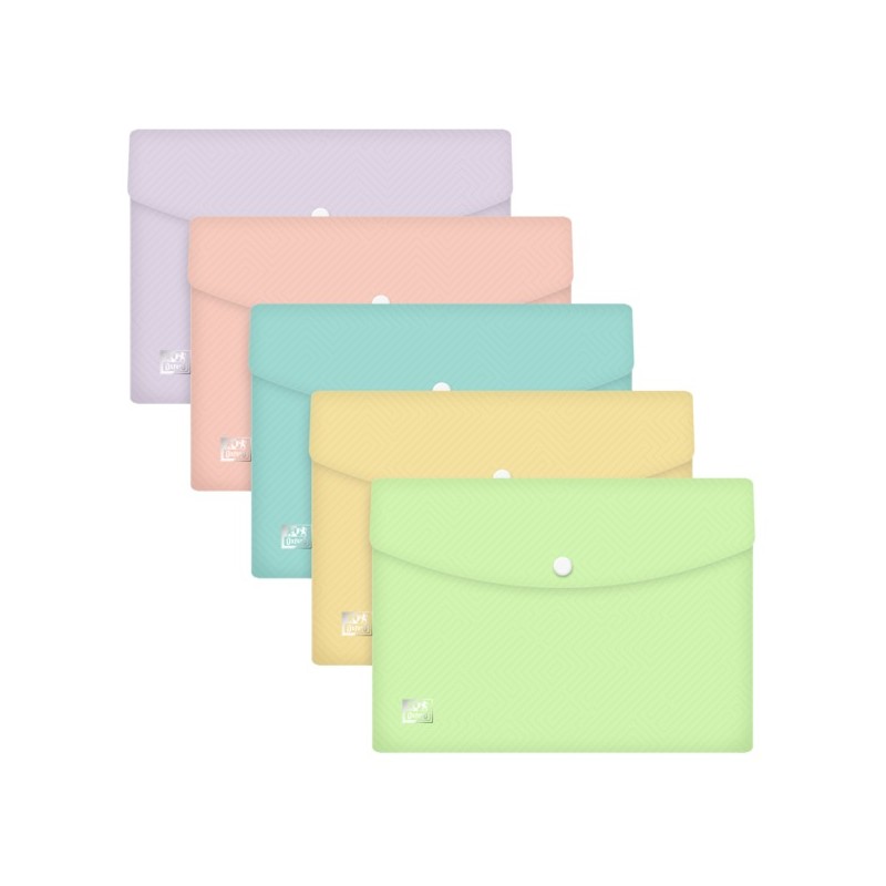 LOT de 5 Broche Oxford A5 PP Transparente - Solide et Durable - Taille Standard - Transparente - Idéale pour Documents au