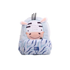 ✅ Oxford Kids Sac à Dos Enfant 8,5 L Peluche Douce Assortie Zoe Zèbre - Design Zèbre Amusant - Toucher Peluch en stock