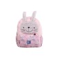 Oxford Kids Sac à dos enfant 8,5 L Peluche douce au toucher - Design Bunbun Rabbit - Idéal pour les petits enfants - Spacieux