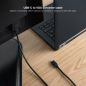 Câble convertisseur Nanocable USB-C vers VGA - USB-C/M-HDB15/M - 1,8 m - Noir