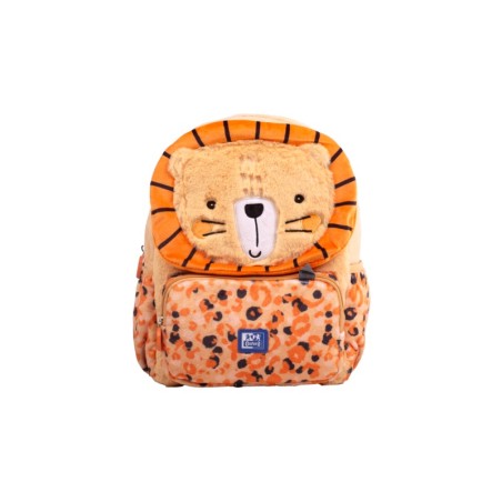 ✅ Oxford Kids Sac à dos enfant 8,5 L Peluche douce au toucher Assorti Leo Leon - Adorable design lion - Toucher en stock