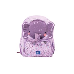 ✅ Oxford Kids Sac à dos enfant 8,5 L Peluche douce au toucher - Design Ellie Elephant - Idéal pour les petits en stock