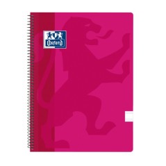 ✅ LOT de 5 Oxford School Classic Spiral Notebook Couverture en plastique Folio – Règle 2.5 avec marge – 80 en stock