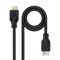 Câble HDMI 2.1 CCS Nanocable A/MA/M - Longueur 5 m - Couleur : noir