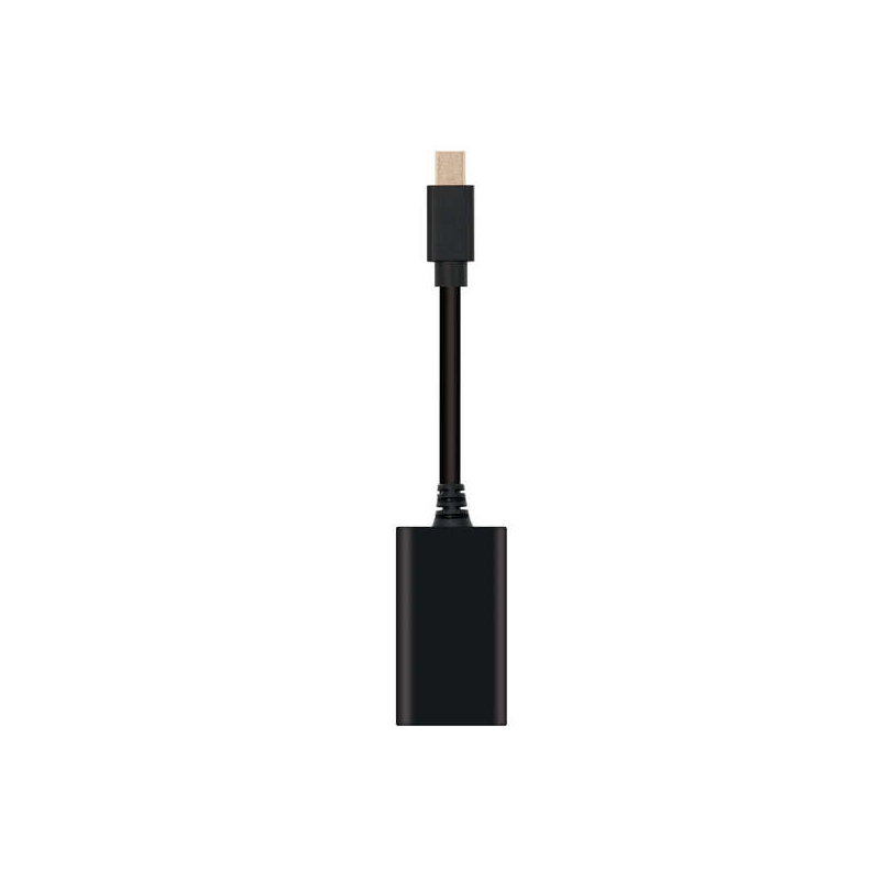 Mini câble convertisseur DP vers HDMI - mDP/M-HDMI A/H - 15 cm - Couleur noire