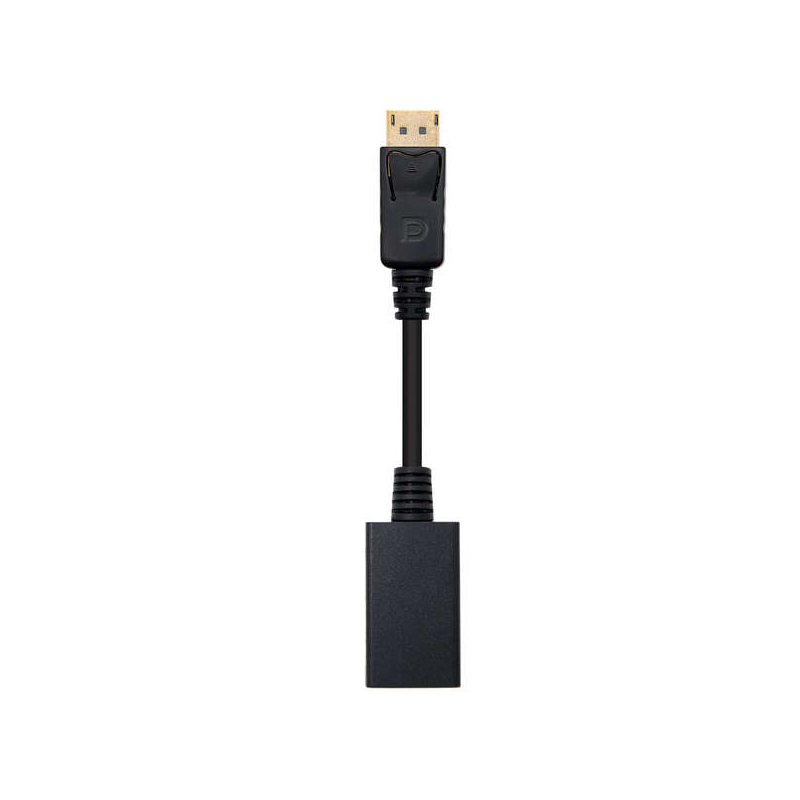 Convertisseur Nanocable DisplayPort vers HDMI - DP/M-HDMI A/F - 15 cm - Couleur Noir