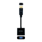 Convertisseur Nanocable Displayport vers SVGA - Displayport /M-SVGA/H - 15 cm - Couleur Noir