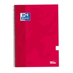 ✅ LOT de 5 Oxford School – carnet à spirale classique, couverture Extra rigide, écriture et effacement, règ en stock