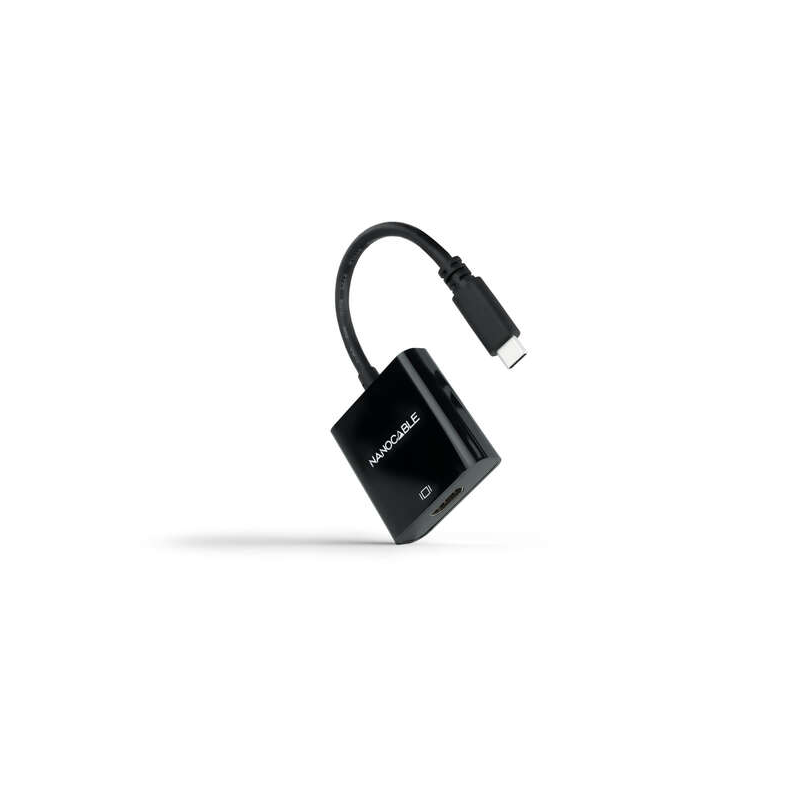 Nano Cable Convertisseur USB-C vers HDMI 4K - 15cm - Couleur Noir