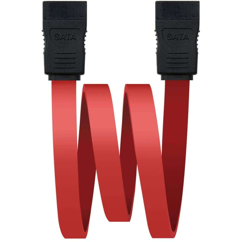 Câble de Données Nanocable SATA 0.50m - Couleur Rouge