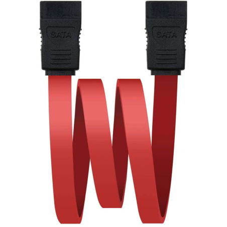 Câble de Données Nanocable SATA 0.50m - Couleur Rouge