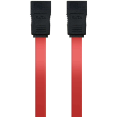 Câble de Données Nanocable SATA 0.50m - Couleur Rouge