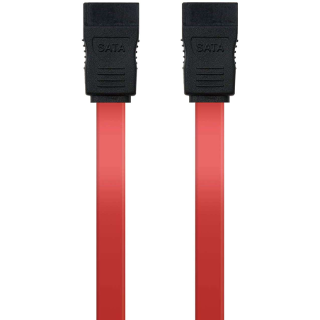 Câble de Données Nanocable SATA 0.50m - Couleur Rouge