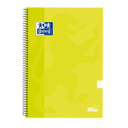 ✅ LOT de 5 Oxford School – carnet à spirale classique, couverture extra rigide, écriture et effacement, foli en stock