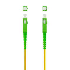 Câble Fibre Nanocable SC/APC-SC/APC Monomode LSZH 5m - Couleur Jaune