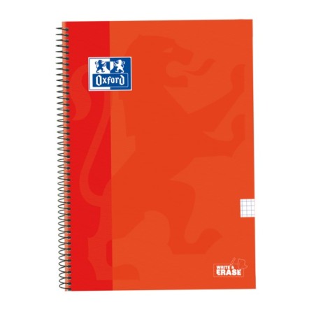 ✅ LOT de 5 Oxford School – carnet à spirale classique, couverture Extra rigide, écriture et effacement, foli en stock