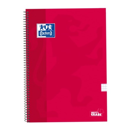 ✅ LOT de 5 Oxford School – carnet à spirale classique, couverture Extra rigide, écriture et effacement, foli en stock