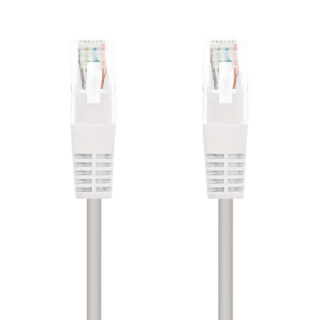 Nanocable Câble réseau Patch cord RJ45 CAT.6 UTP AWG24 - 25 cm - Couleur Blanc