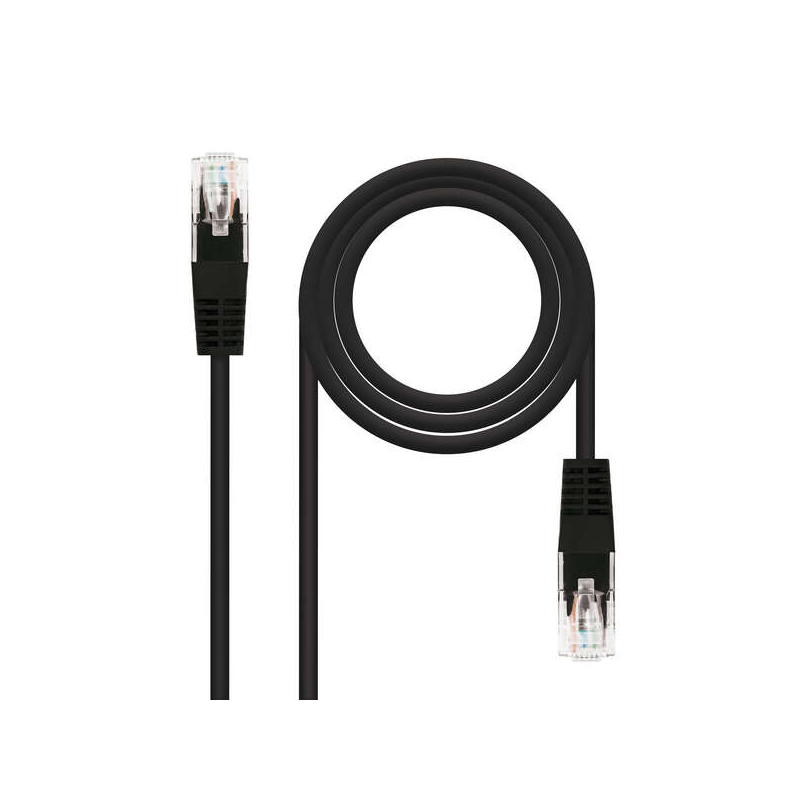 Nanocable Câble réseau Patch cord RJ45 Cat.6 UTP AWG24 2m - Couleur Noir