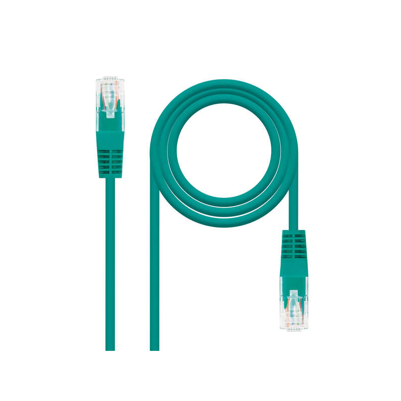 Nanocable Câble réseau Patch cord RJ45 Cat.6 UTP AWG24 3m - Couleur Vert
